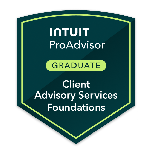 Intuit QuickBooks certification badge