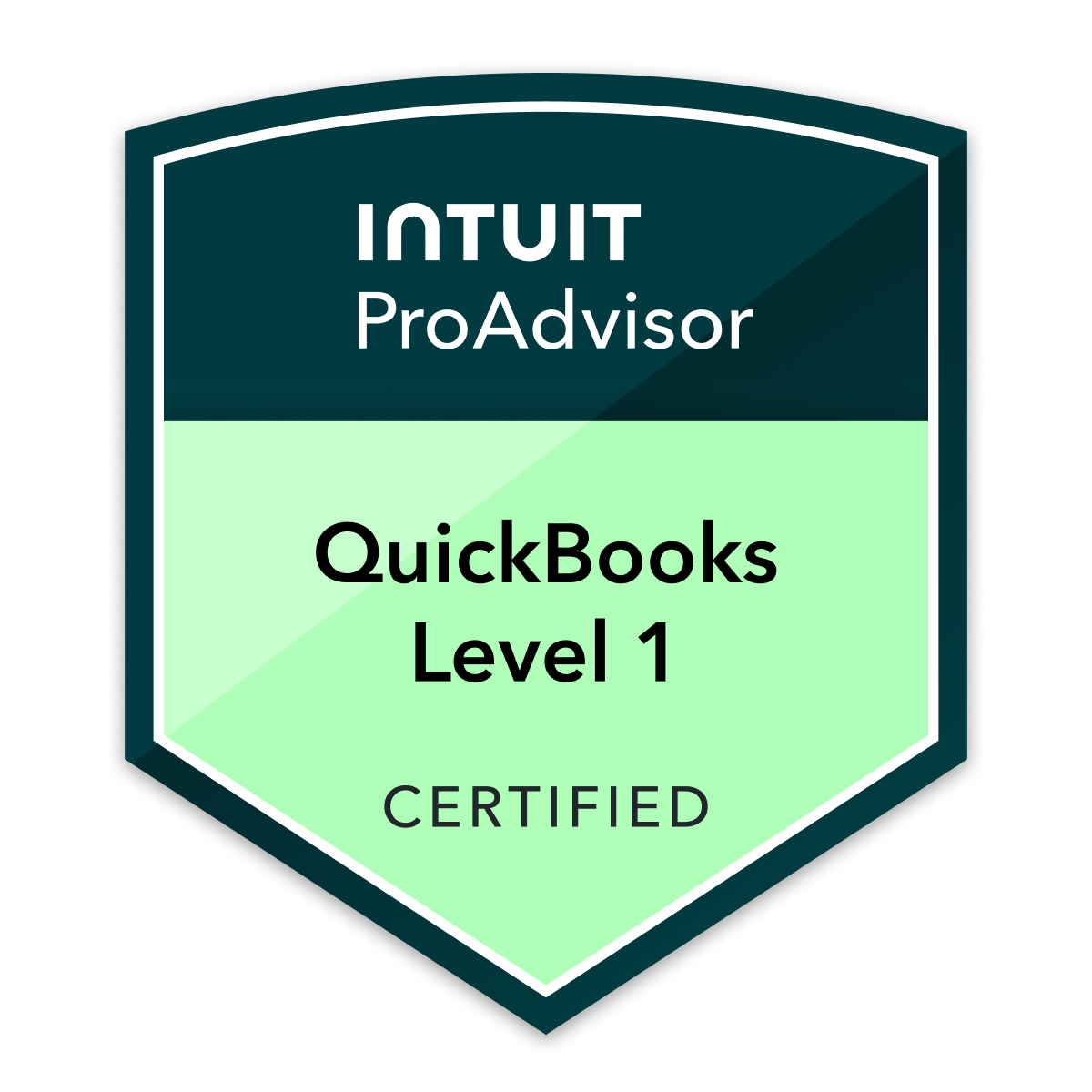 Intuit QuickBooks certification badge
